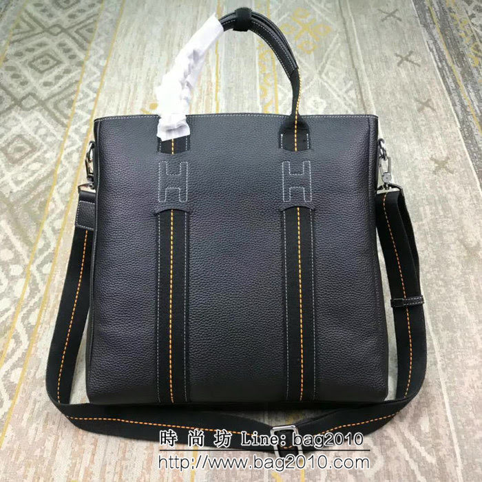HERMES愛馬仕 最新款 時尚休閒 男士手提斜挎包 8831-3 豎款 JD1258